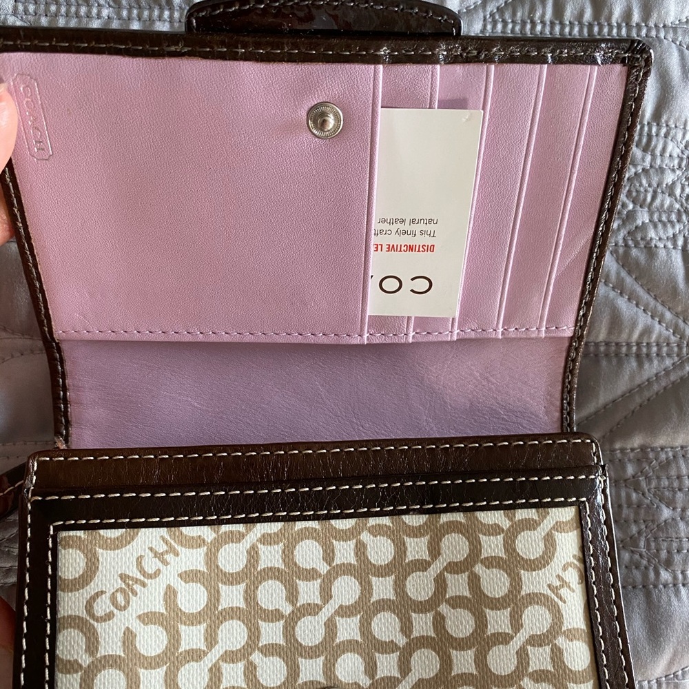 Coach Wallet Classic Brown Pattern - image 3